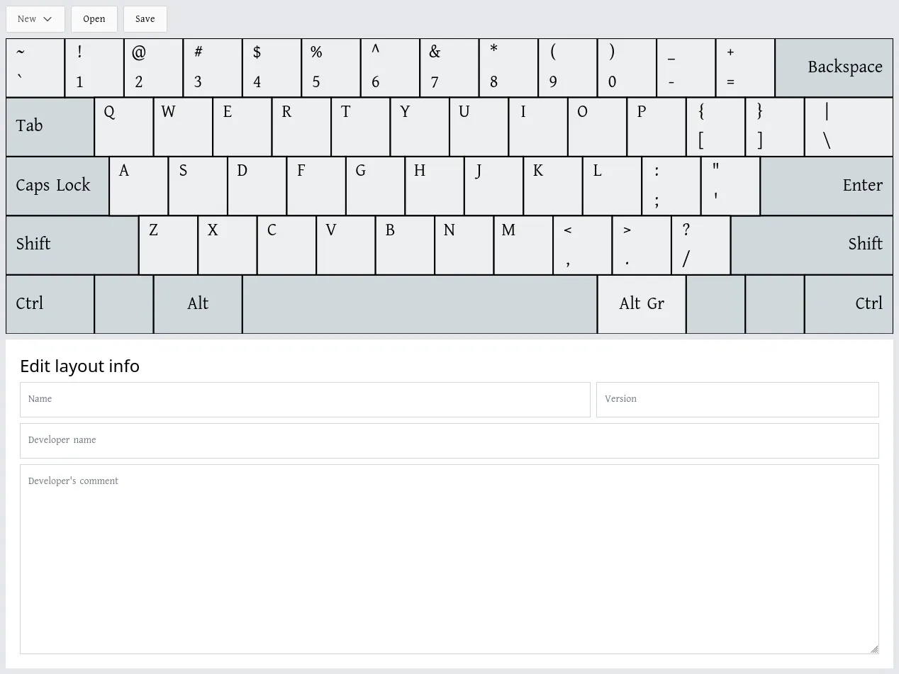 OpenBangla Layout Editor
